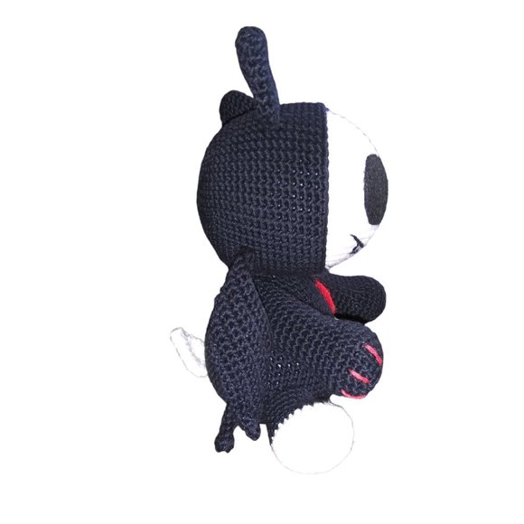 Jack Skellington Amigurumi Crochet Halloween Bat Voodoo Pin Cushion 6 Inch Plush - Picture 4 of 8